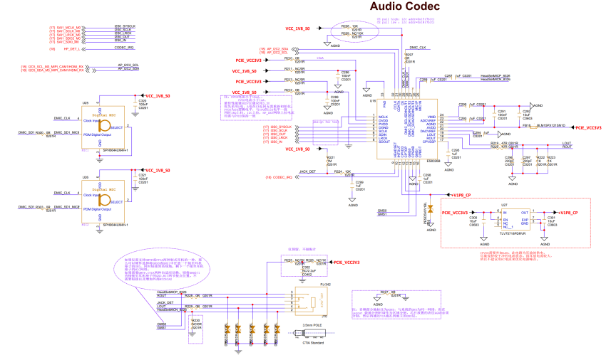 Figure 2 Circuit of the Audio Part
