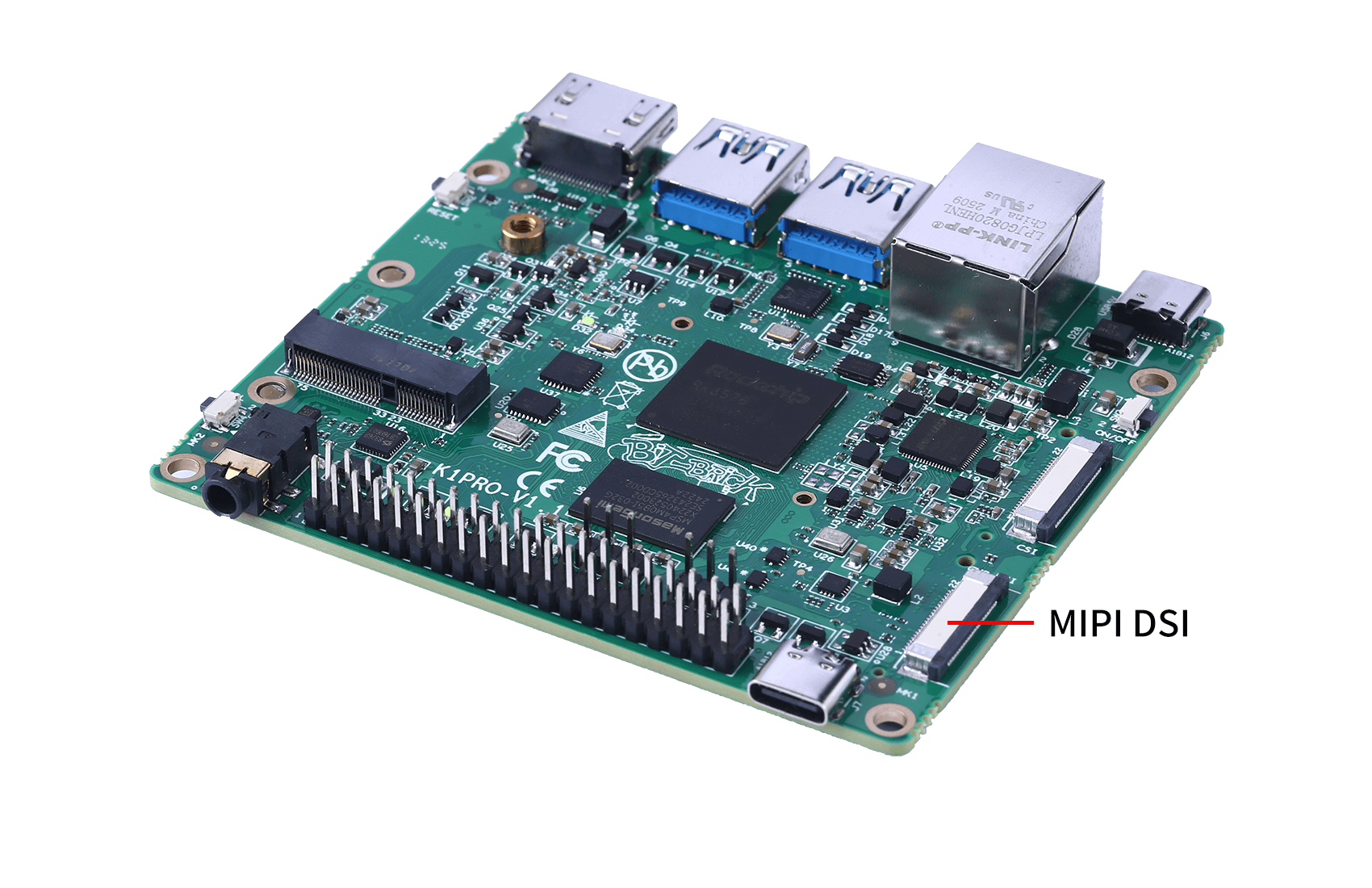 Figure 3 K1 Onboard MIPI DSI Interface