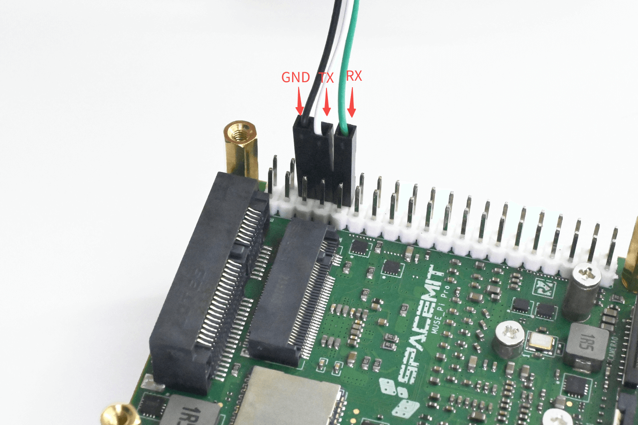 串口连接示意图